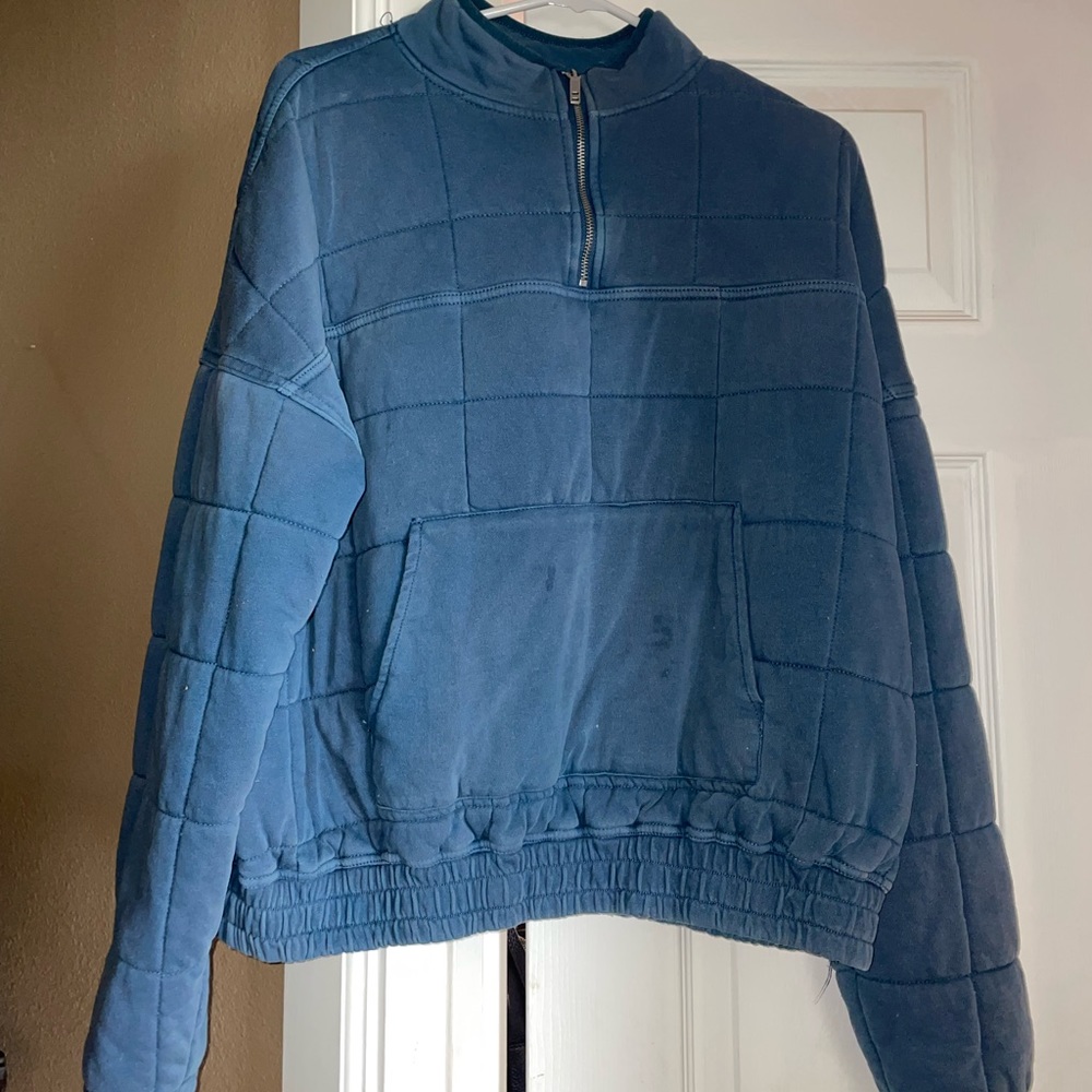 Blue cotton on pullover